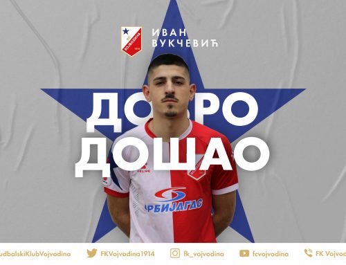 Ivan Vukčević is the new player of Vojvodina