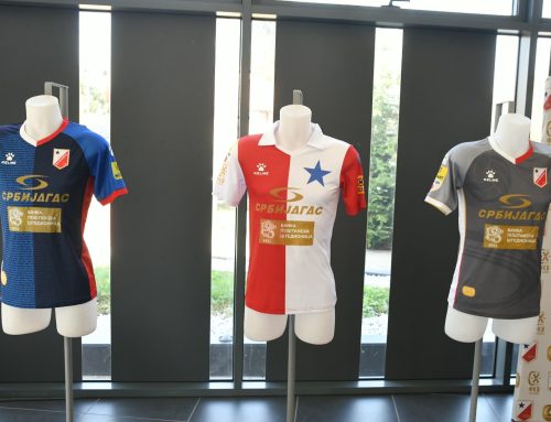 Vojvodina FC officially presented the 3 new sets of jerseys in the honour of 110th anniversary of the Club, and 100th anniversary of Karađorđe