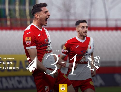Voša scored three times against Mladost for the 4th place on the league table